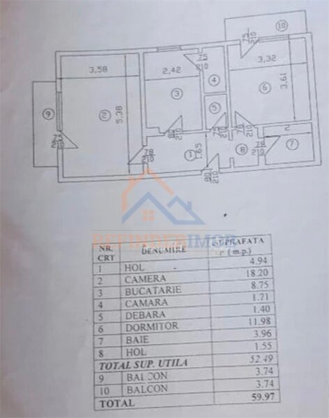 Gorjului, vanzare apartament 2 camere.
